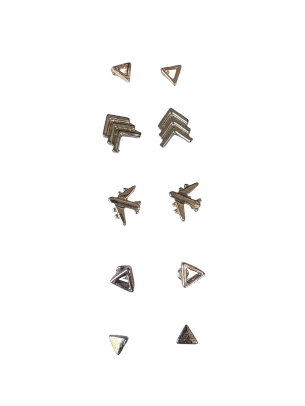 Urban Outfitters Set of 5 Gold Earrings